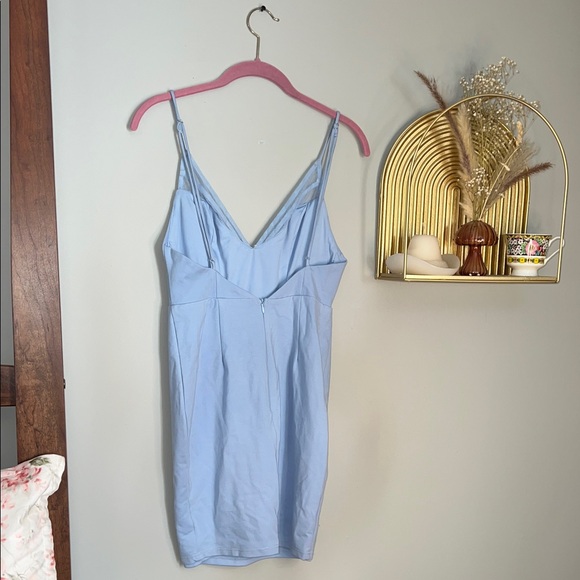 Hello Molly Light Blue Mini Dress - Picture 2 of 5